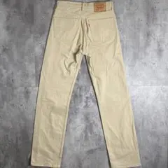 【日本製】90s Levi's 509 エクリュ デニム W31 Y2K