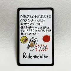 NEXZ ヒュイ 直筆サイン入りチェキ RIDE THE VIBE HYUI - メルカリ