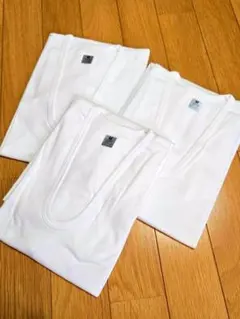未着用　メンズ Uネック 肌着 Mサイズ 綿100% 3枚セット