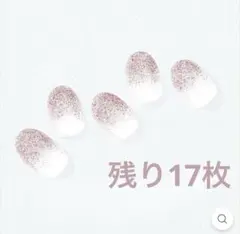 ohora N Basic Nails no.3 残り17枚　クリア　ラメグラデ