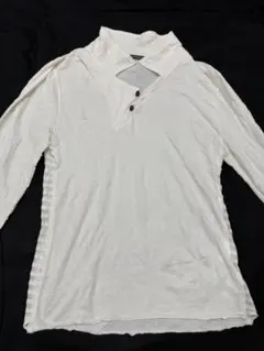 Descente LUXE クリスタルコレクション　ハーフジップシャツ ホワイト Descente LUXE クリスタルコレクション ハーフジップシャツ ホワイト