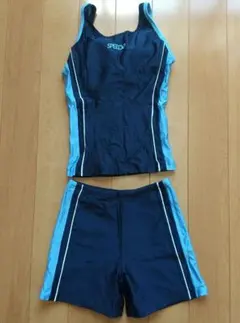 中古 ３点セット SPEEDO 水着 セパレート スイムキャップ ゴーグル