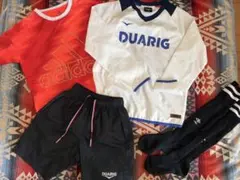 サッカー　adidas Tシャツ & DUARIG ウェアセット　130.140