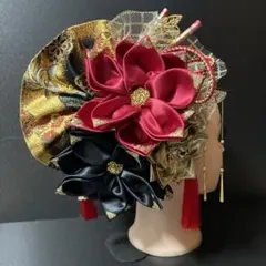 髪飾り・簪・成人式・結婚式・つまみ細工・豪華・ド派手・振袖・花魁・キラキラ