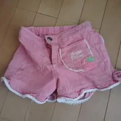 メゾピアノピンク 半ズボン ハートポケット