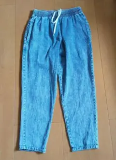 【アベイル】メンズ ワイドテーパード デニムパンツ ジーンズ ウエスト〜94