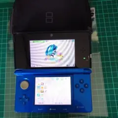 【ジャンク品・オマケ付】Nintendo 3DS コバルトブルー 本体のみ