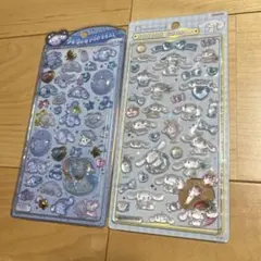 シナモロール　ボンボンドロップシール うるちゅるポップシール　2枚セット