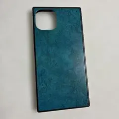 折井ブルーの青緑 ソフトケース iPhone13用