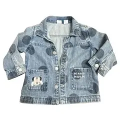 ミニー H&M デニムジャケット 80サイズ ベビー ディズニー Gジャン