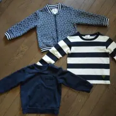 【３枚！長袖トレーナー１００～１１０】