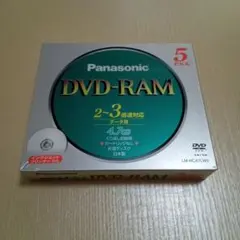 Panasonic DVD-RAM 4.7GB 5枚パック