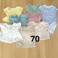 70サイズ ベビー服 Tシャツセット
