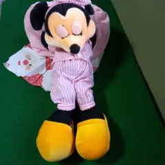 ミッキーマウス ストライプパジャマ ぬいぐるみ