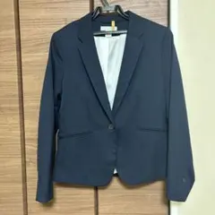 H&M ネイビー テーラードジャケット EUR 40
