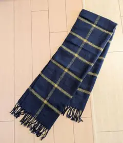 チェックマフラー