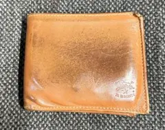 【IL BISONTE】イルビゾンテ 二つ折り財布 ヌメ本革