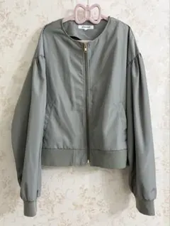 GLOBAL WORKノーカラージャンパー