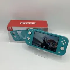 美品 Switch Lite 完品 新品時フィルム貼付 ターコイズ 動作OK - メルカリ