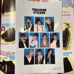 TREASURE 証明写真ステッカー　vivi 5月号