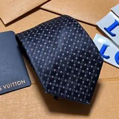 新品❗️箱紙袋セット✨LOUIS VUITTON ヴィトンネクタイ LVネクタイ