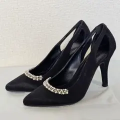 【美品】DorryDoll ドリードール パンプス ハイヒール ビーズ レース