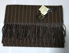 DAKS　ダックス　毛１００%　茶系　マフラー　日本製　新品未使用品