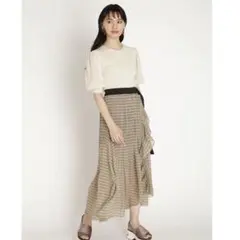 SNIDEL チェック柄　スカート　ショートパンツ