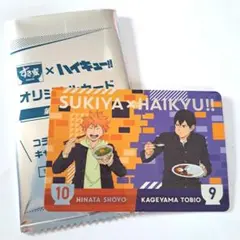 すき家　ハイキュー!!　カード　影山飛雄　日向翔陽