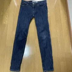 UNIQLO スキニーフィット ダークブルーデニム　27インチ