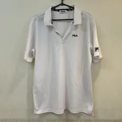 FILA ホワイト ポロシャツ LL
