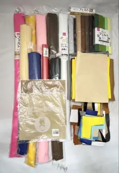 【大量】フェルト まとめ売り 約80枚セット 手芸 ハンドメイド 大容量