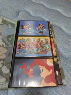 ディズニーストア25周年　ポストカード　シール　セット　ケース付き