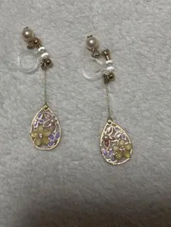 イヤリング　花