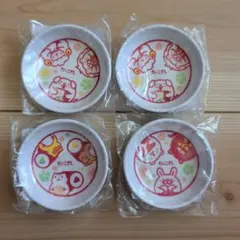 新品未使用未開封　スシロー　だっこずし　豆皿　小皿　4枚セット　3種類