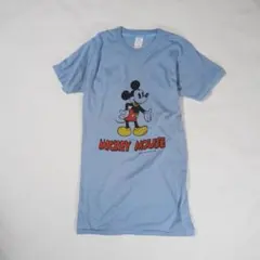 80s USA製 Disney ミッキー 両面プリントTシャツ
