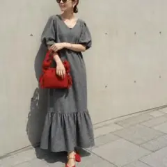 NEWバルーンスリーブワンピース