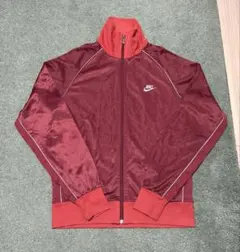 80sNIKEナイキ　紺タグ　ビンテージ　トラックジャケット　ワインレッド　M