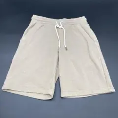 【GU】メンズ　スウェット　ハーフパンツ　Sサイズ　ベージュ　短パン　履きやすい