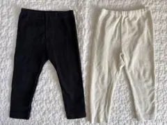 ユニクロ　リブレギンスセット　90cm