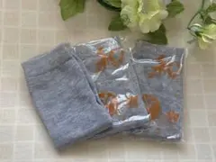 足袋ソックス　22.5〜23.5cm    グレー　3足セット