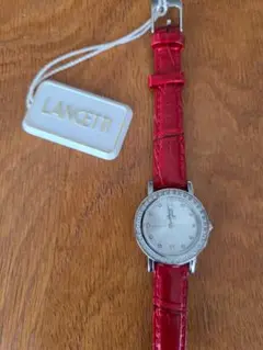 （新品未使用）LANCETTI 腕時計 レディース レッドのサムネイル