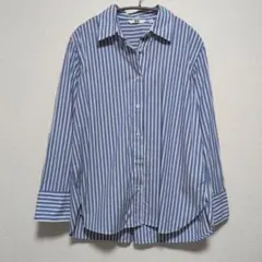 UNIQLO ユニクロ コットンストライプシャツ トップス