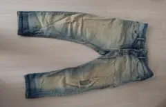 ダメージデニム ライトブルー