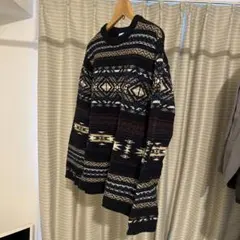 グローバルワーク　柄ニットのサムネイル