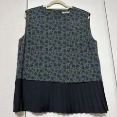 美品 セオリーリュクス 23SS ノースリーブ ブロッサムプリント 