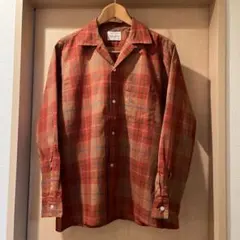 Arrow 60s ヴィンテージ　コットンオープンカラーシャツ　USA製