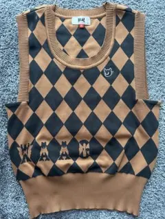 WAAC ダイヤモンドパターン ベスト サイズ2