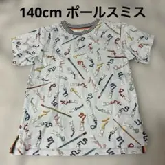 140cm 男の子 半袖Tシャツ ポールスミス ジュニア ペンキ柄 総柄 水色のサムネイル
