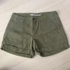Old Navy ボーイフレンド ショートパンツ カーキ レディースのサムネイル